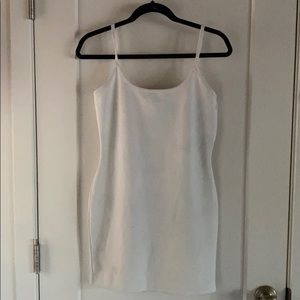 white nasty gal body con dress